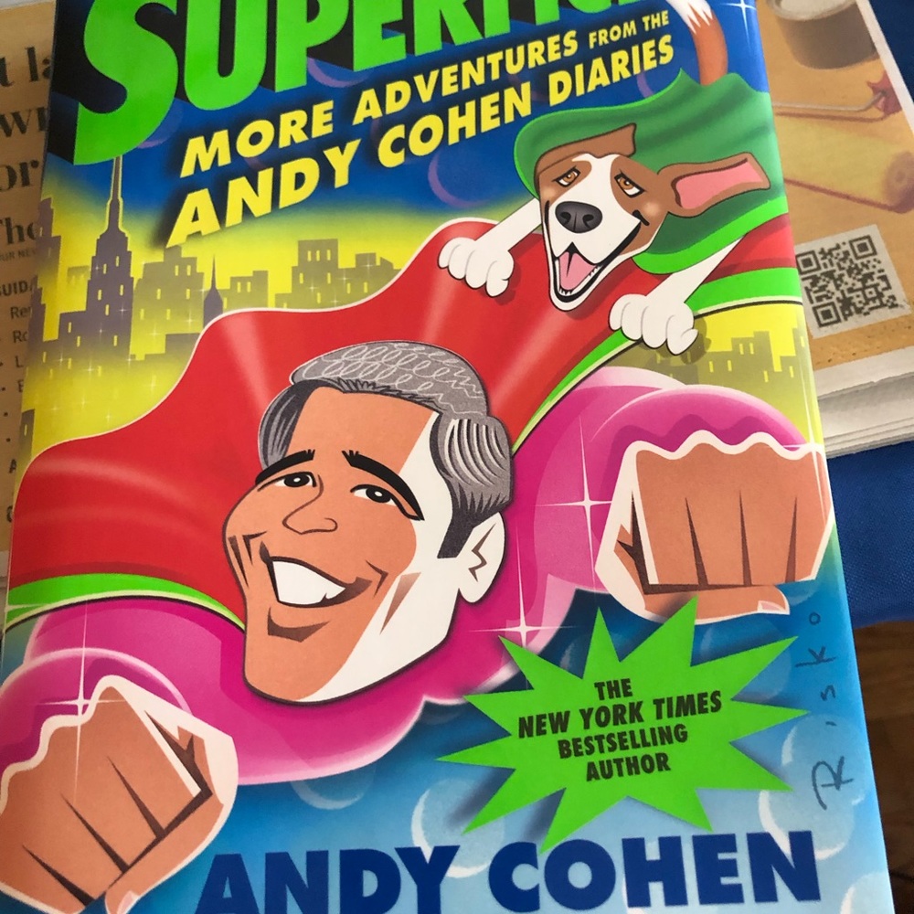 Autographed Andy Cohen book "Superficial" - never read brand new condition.